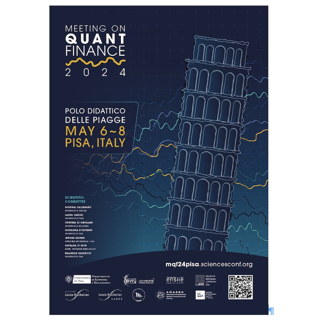 Read more about the article Meeting on Quant Finance – Pisa, May 6-8, 2024